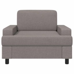 vidaXL Fauteuil Taupe Stof