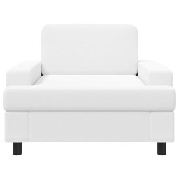 vidaXL Fauteuil Wit Stof