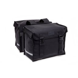 New Looxs ® Double Pannier Camping - Dubbele Fietstas - Geschikt voor Elektrische Fietsen – 66 Liter – Zwart