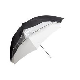 Godox Dual Duty Paraplu Zwart/Zilver/Wit 101cm