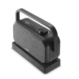 Hama Luidspreker voor tv 2 4-GHz-station + Bluetooth draagbaar stereo Bluetooth speaker Zwart