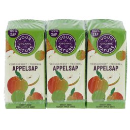 Your Organic Nature Appelsap 6PAK