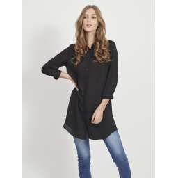 VILA Maat 42 VILUCY BUTTON L/S TUNIC - NOOS Dames T-shirt