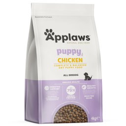 Dubbelpak: 2x4 kg Applaws All Breed Puppy Kip Hondenvoer droog