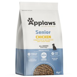 Dubbelpak: 2x4 kg Applaws All Breed Senior Kip Hondenvoer droog