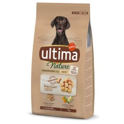 Ultima Nature Medium / Maxi Kip Hondenvoer - Dubbelpak: 2 x 7 kg