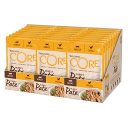 24x85g Kip Wellness Core Cat Adult Purely Paté Natvoer voor katten