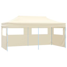 vidaXL Partytent 291 x 580 x 315 cm Crèmekleurig Oxford Stof
