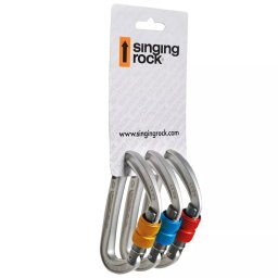 SINGING ROCK Colt Screw 3-Pack - Karabiners