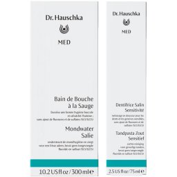 Dr. Hauschka Tandpasta Zout Sensitief + Mondwater Salie Combi