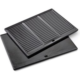Barbecook Bakplaat - BBQ grillplaat - Gietijzer - Zwart - 43x35cm