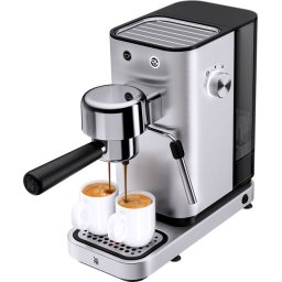WMF Lono - Pistonmachine - RVS - 15 Bar - Melkopschuimer - Compact Design