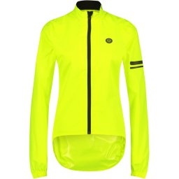 AGU Maat L Fiets Regenjack Essential Dames - Geel
