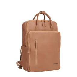 New Rebels Obsidian Milwaukee Camel Leren Laptoprugzak 15.6 inch Premium Werktas Schooltas Business 18 Liter Echt Leer