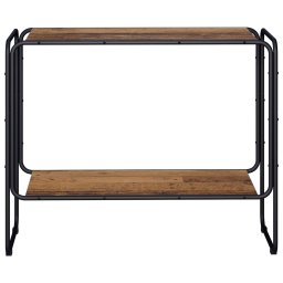 vidaXL Dressoir Eikenhout 93.5 x 38 x 75 cm Bewerkt hout