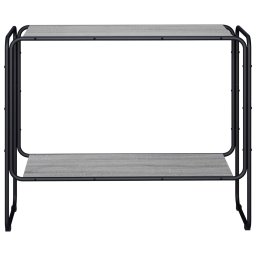 vidaXL Dressoir Grijs Sonoma 93.5 x 38 x 75 cm Bewerkt hout