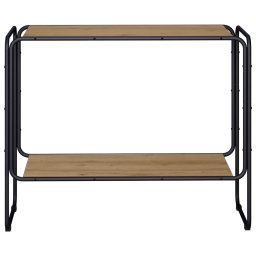 vidaXL Dressoir Artisanaal eiken 93.5 x 38 x 75 cm Bewerkt hout