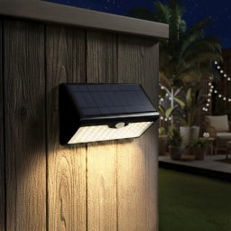 Solar buitenlamp wandlamp motion iv met bewegingsmelder op zonne energie
