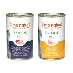 Almo Nature HFC Voordeelpakket Kattenvoer 12 x 140 g - Mix: Kipfilet + Tonijn / Kip / Ham