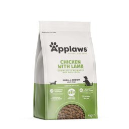 Applaws Adult Small & Medium Breed - Kip met Lam Hondenvoer - Voordeelpakket: 2 x 4 kg