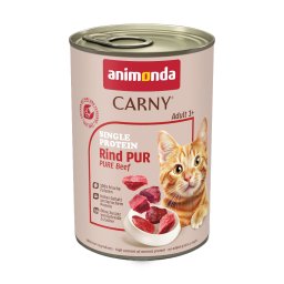 24x400g Single Protein Adult puur Rund Animonda Carny Kattenvoer