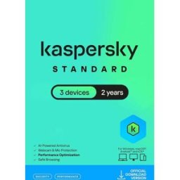 Kaspersky Standard Anti-Virus 2026 - 3 Apparaats - 2 Jaars voor PC / Mac / iOS / Android - Code Downloaden