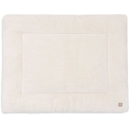 Jollein Boxkleed Baby - 75x95cm - Cloudy Rib - Polyester - Oatmeal