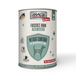 Voordeelpakket 24x400g MAC's Dog Vetcare Gewichtscontrole Kip Natvoer voor honden