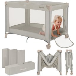 Lionelo Campingbedje 3in1: Baby bed + Reisbedje - Tot 15 kg – 70 x 100 cm