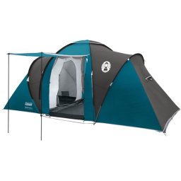 Coleman Spruce Falls 4 familietent – 4 persoons tent – 2 meter stahoogte – waterdicht en lichtgewicht – blauw/zwart