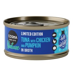 Cosma Nature Wintereditie: Tonijn met Kip & Pompoen Cosma Nature Wintereditie: Tonijn met Kip & Pompoen 6 x 70 g