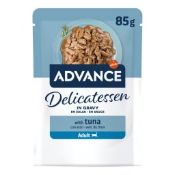 Voordeelpakket: 48x85g Affinity Advance Delicatessen in Saus Tonijn nat kattenvoer