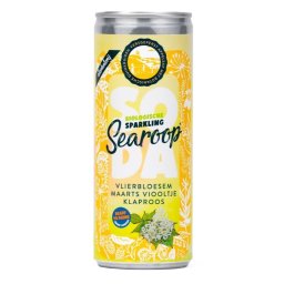 Searoop Soda Biologische Sparkling Vlierbloesem Maarts Viooltje Klaproos