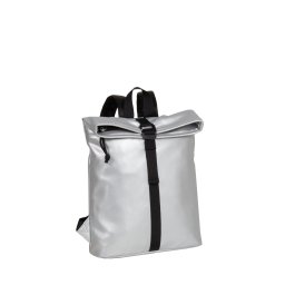 New Rebels Mart Los Angeles Metallic Zilver 7L Rolltop Rugzak Waterafstotend