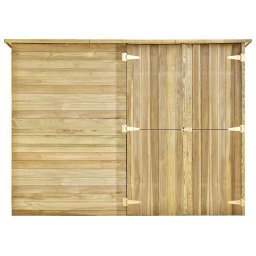 vidaXL Tuinschuur 232x110x170 cm geïmpregneerd grenenhout