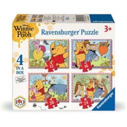 Winnie the Pooh Puzzel (12+16+20+24 stukjes)