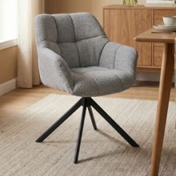 Draaibare eetkamerstoel steel Tower Living Alba