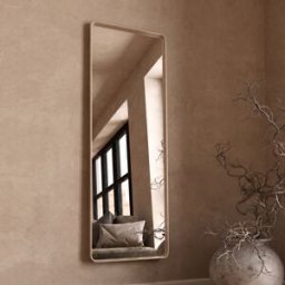 Koperen design spiegel van 200 cm 70x200cm Kare Design Curve