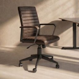 Vintage bureaustoel bruin Kare Design Labora