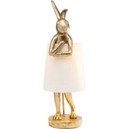 Tafellamp konijnfiguur goud Kare Design Rabbit Gold