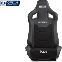 Next Level Racing - ERS4 Elite Racing Stoel - Verstelbare Rugleuning - PU Leer & Suede - Zwart