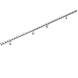 Trapleuning RVS 4,2x200cm , 2 delig