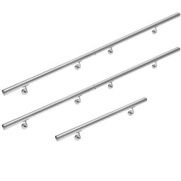 Trapleuning RVS 4,2x500cm , 5 delig