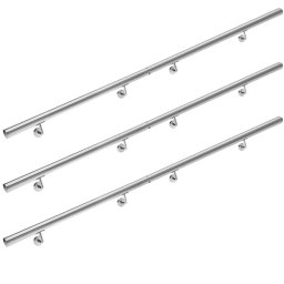 Trapleuning RVS 4,2x600cm , 6 delig