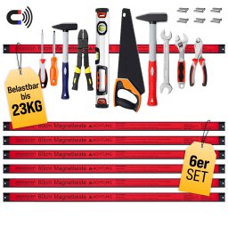 Magnetische Gereedschapshouder 6 stuks 60cm