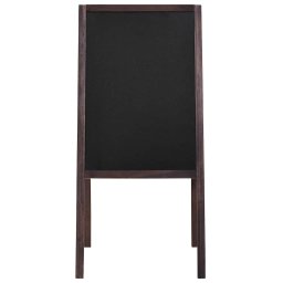 vidaXL Krijtbord dubbelzijdig vrijstaand 40x60 cm cederhout