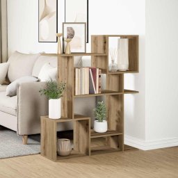 vidaXL Kamerscherm / boekenkast 92x29x112 cm hout artisanaal eiken