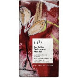 Vivani Chocolade Puur Amandelen, Caramel & Peperkoek kruiden