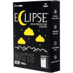 Eclipse Matte Small Sleeves - Lemon Yellow (60 stuks) - Boxed