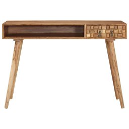 vidaXL Schrijftafel 110x50x76 cm massief acaciahout